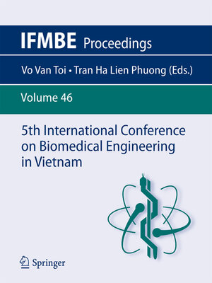 cover image of 5th International Conference on Biomedical Engineering in Vietnam